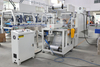 Automatic heat film shrink tunnel wrapper and heat shrink packing machine