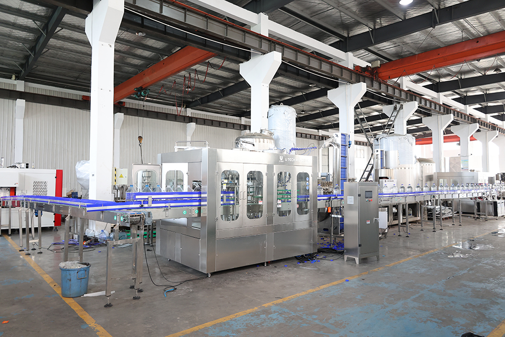 Automatic Turnkey Project Rotary 1200BPH 10L Drinking Mineral Water 5L Bottle Filling Machine Line