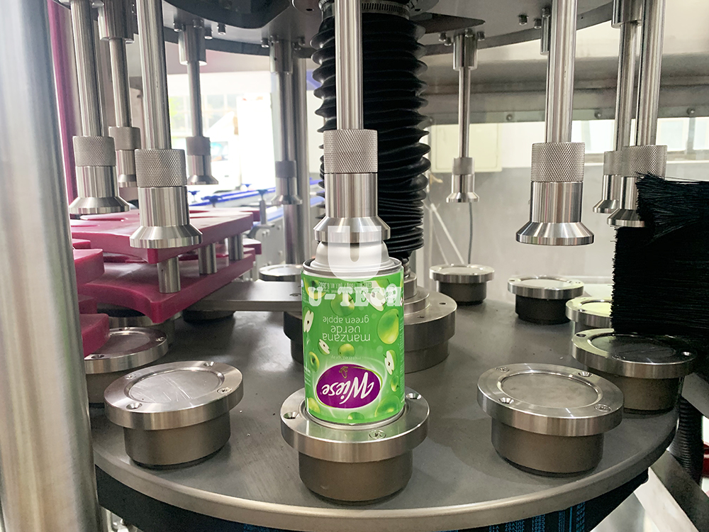 Automatic High Speed Type Aluminium Can Pet Glass Bottle Bopp Opp Hot Melt Glue Labeling Machine