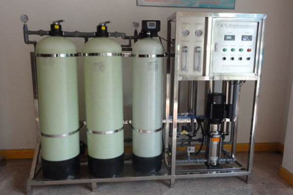 What are the basic water treatment equipment in a water plant?