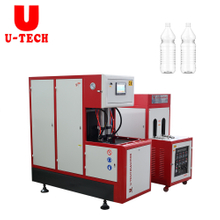 Semi Auto Beverage Carbonated Drinks Soda Drinking Water Small 500ml Pet Bottle Blow Moulding Machine