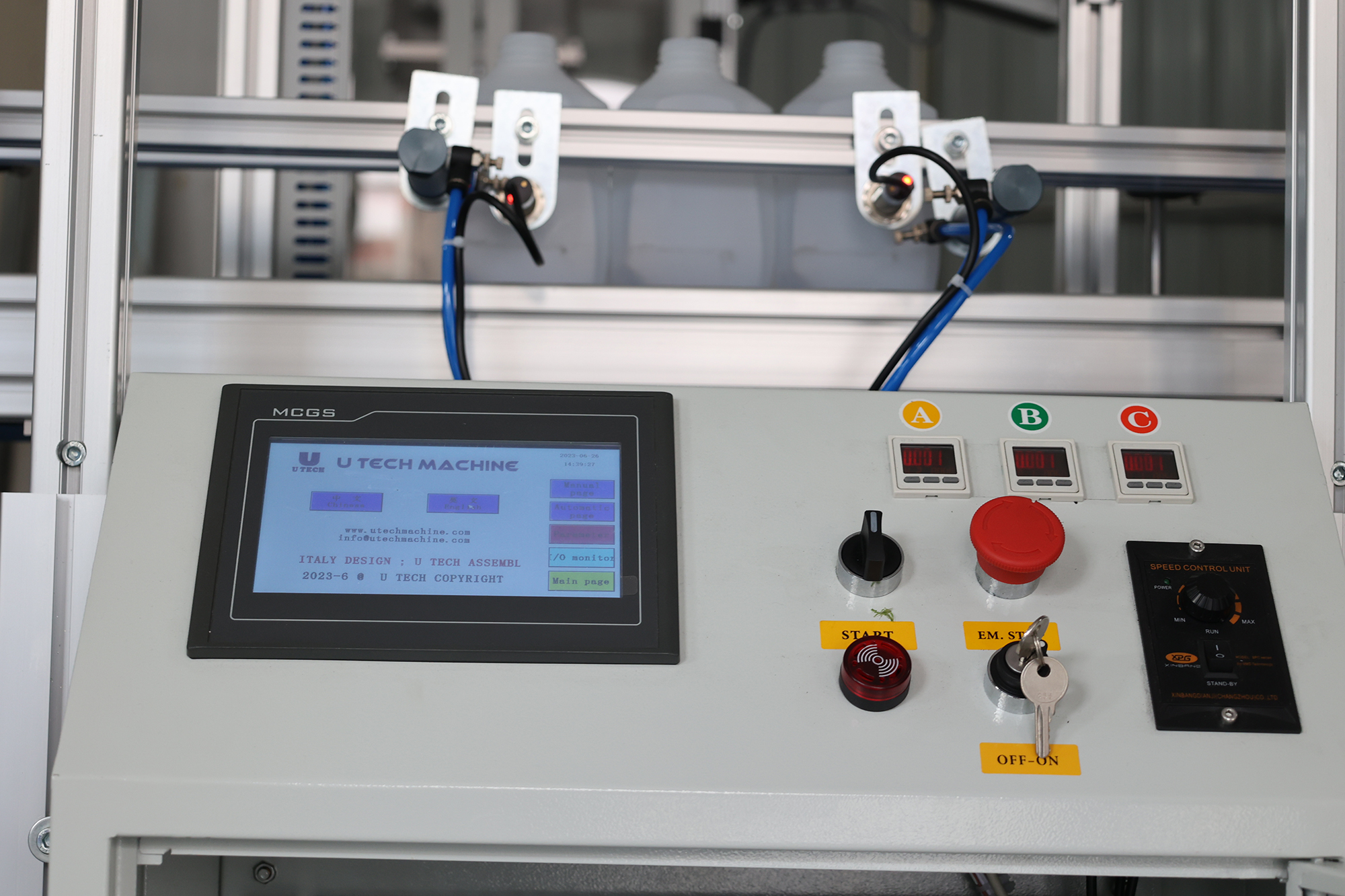 Automatic Beverage Mineral Water Empty Plastic Bottle Leak Testing Machine Air Leakage Tester