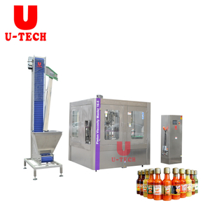 Fully Automatic 2 in 1 Rotary High Speed Sweet Chilli Hoisin Salad Tomato Sauce Bottling Machine