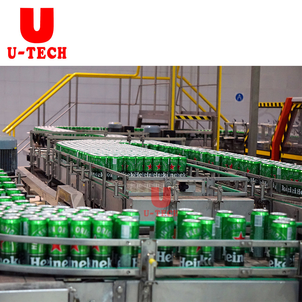 Complete Project Automatic Carbonated Soft Energy Drink Aluminum Tin Can Beer Filling Machine Production Line