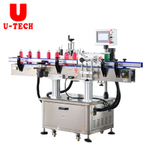 Automatic Chemical Daily Use Beverage Drinking Water Round Pet Glass Bottle Adhesive Labeling Machine
