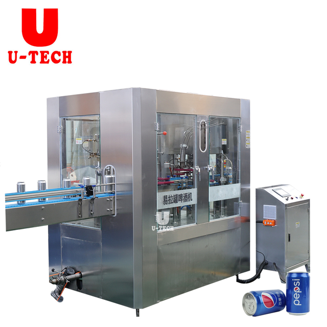 Automatic 330ml 500ml Soft Drink Making Machines Carbonated Drink Bottling Can Filling Machine for Carbonated Beverage