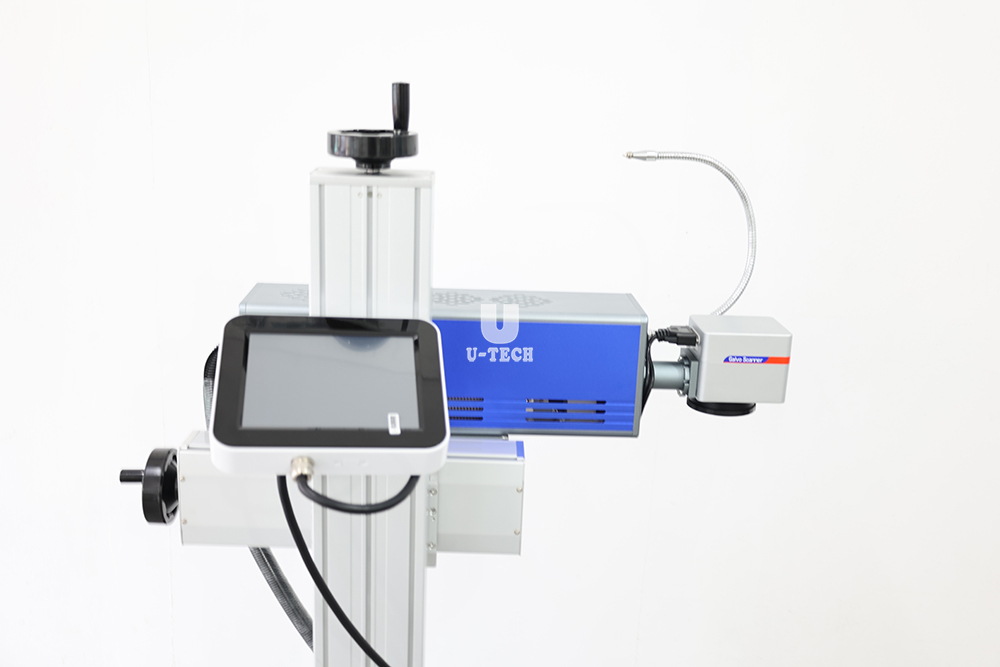 Best 20w 30w Fiber Laser Engraving Marking Machine Beverage Pet Bottle Date Laser Printer