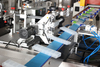 New Type Automatic Bath Fizz Bomb Salt Bottle Tube Horizontal Shrink Sleeve Labeling Machine