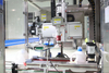 3 Heads Automatic Vertical Magnetic Pump Pneumatic Bottle Edible Oil Linear Servo Filling Capping Machine Line