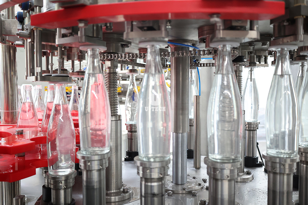 Turnkey Project Champagne Liquor Sparkling Wine Glass Bottle Bottling Machine Equipment