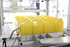 Automatic Engine Motor Oil Bottle Empty HDPE PP Jerrycan Packaging Machine