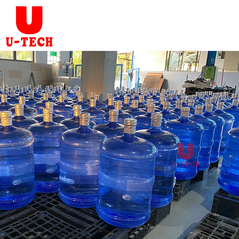 Automatic 5 Gallon Barrel 19l 20l Plastic Pure Water Bottle Filling Manufacturing Machine Plant Line
