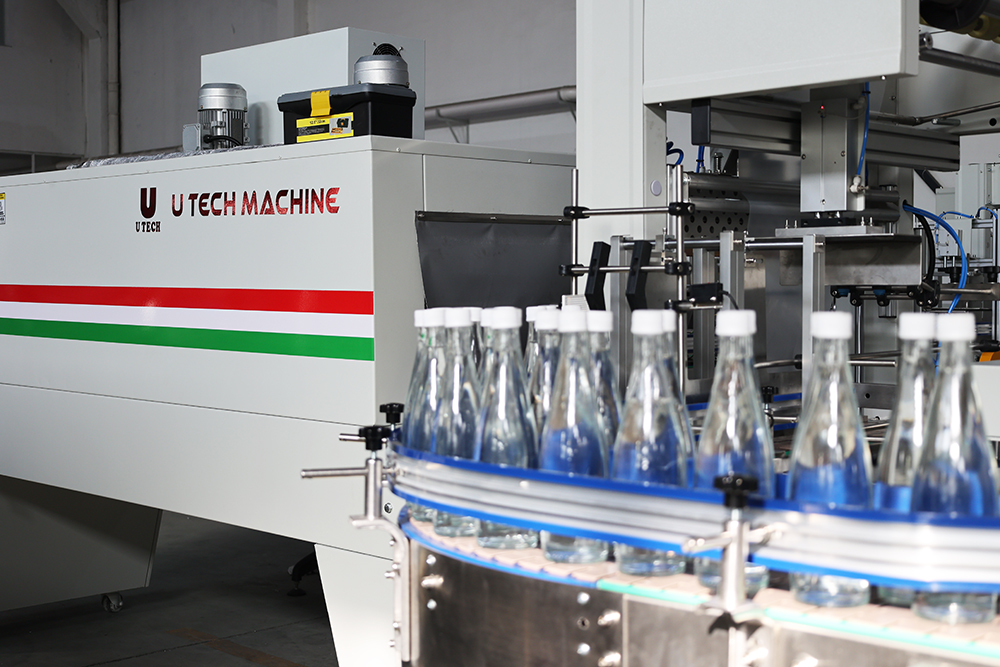 Industrial Automatic High Speed Beverage PET Bottle Wrap Machine Plastic Sleeve Shrink Tunnel Film Packing Competitive Price