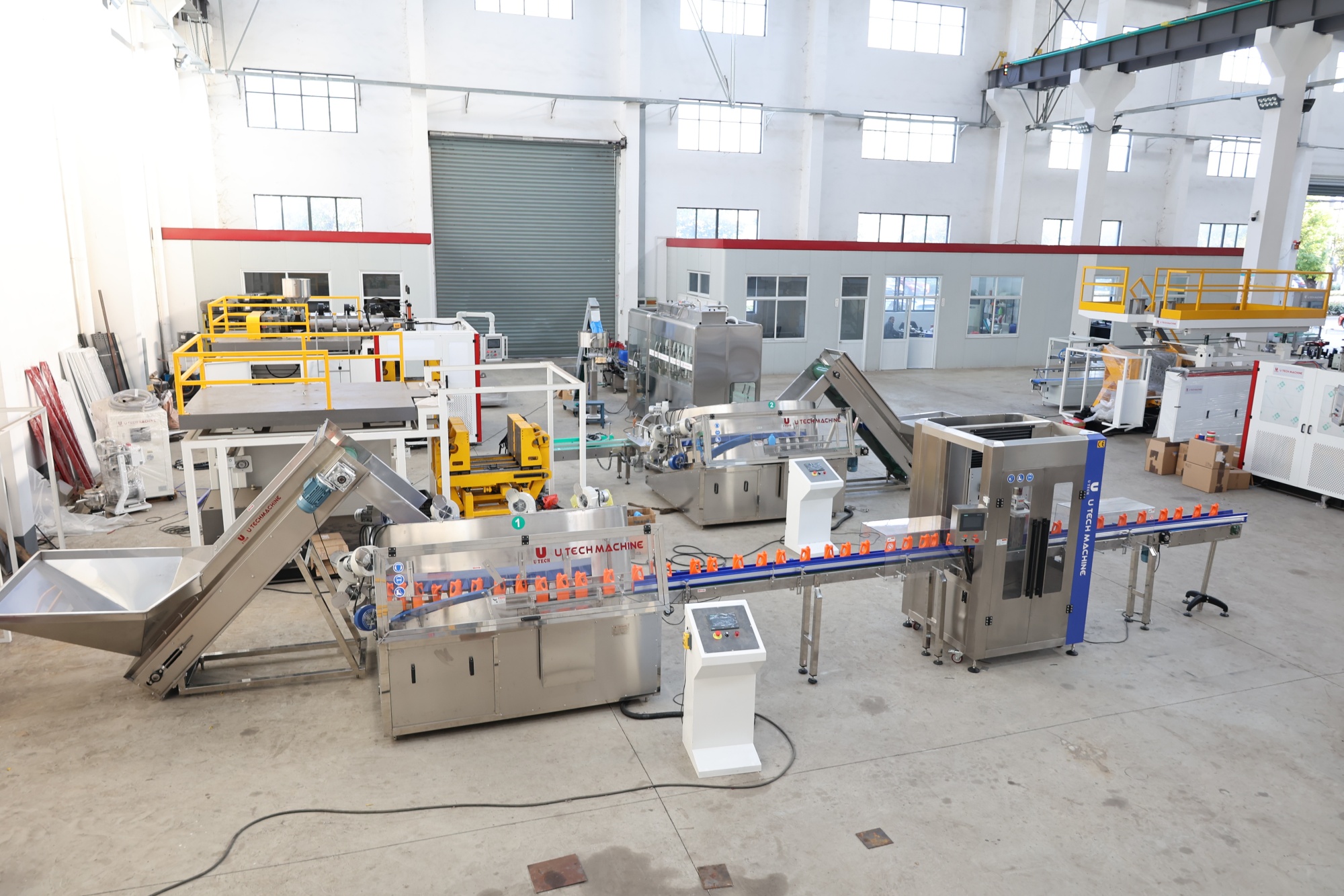 Water And Juice Beverage Bottle Sorting Feeding Unscrambler Machine Equipment