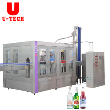 Full Automatic 500ml Liquor Drinking Water Spirit Wine Glass Bottle Filling Machine Production Line