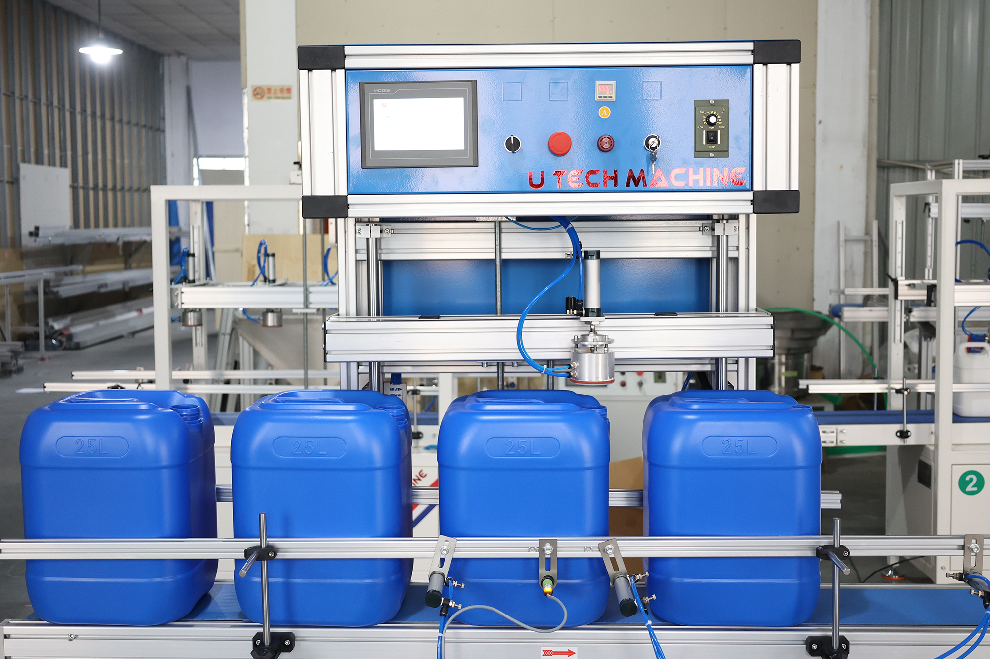 Automatic High Speed 5gallon 20L Lube Enigine Oil Barrel Air Empty Bottle Leak Tester