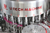 Fully Automatic High Speed 3 in 1 Small Plastic Bottle Soy Vinegar Fish Sauce Filling Capping Machine