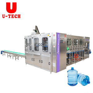 Fully Automatic High Pressure Washing 900BPH Pure Drinking Water 5 Gallon Filling Machine Line