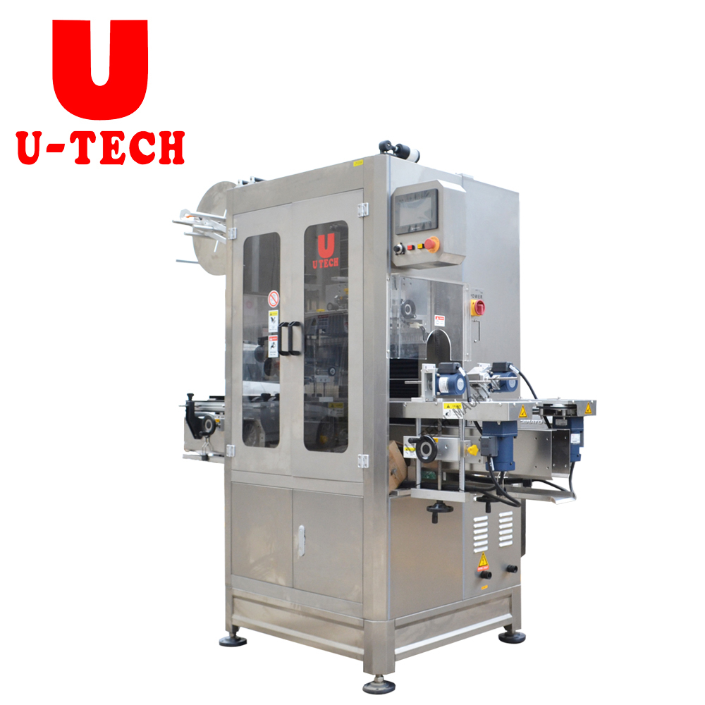 Automatic Different Types Glass Round Bottle Shrink Sleeve Labeling Machine