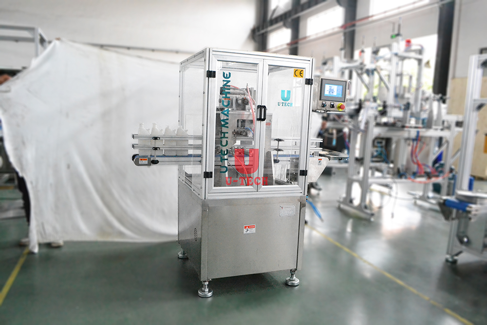 Automatic Plastic PP PE PVC Bottle Neck Cutting Machine 