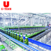 Automatic Liquid Juice Mineral Crown Water Alcoholic Spirit Liquor Beer Wine Glass Bottle Filling Capping And Labeling Machine