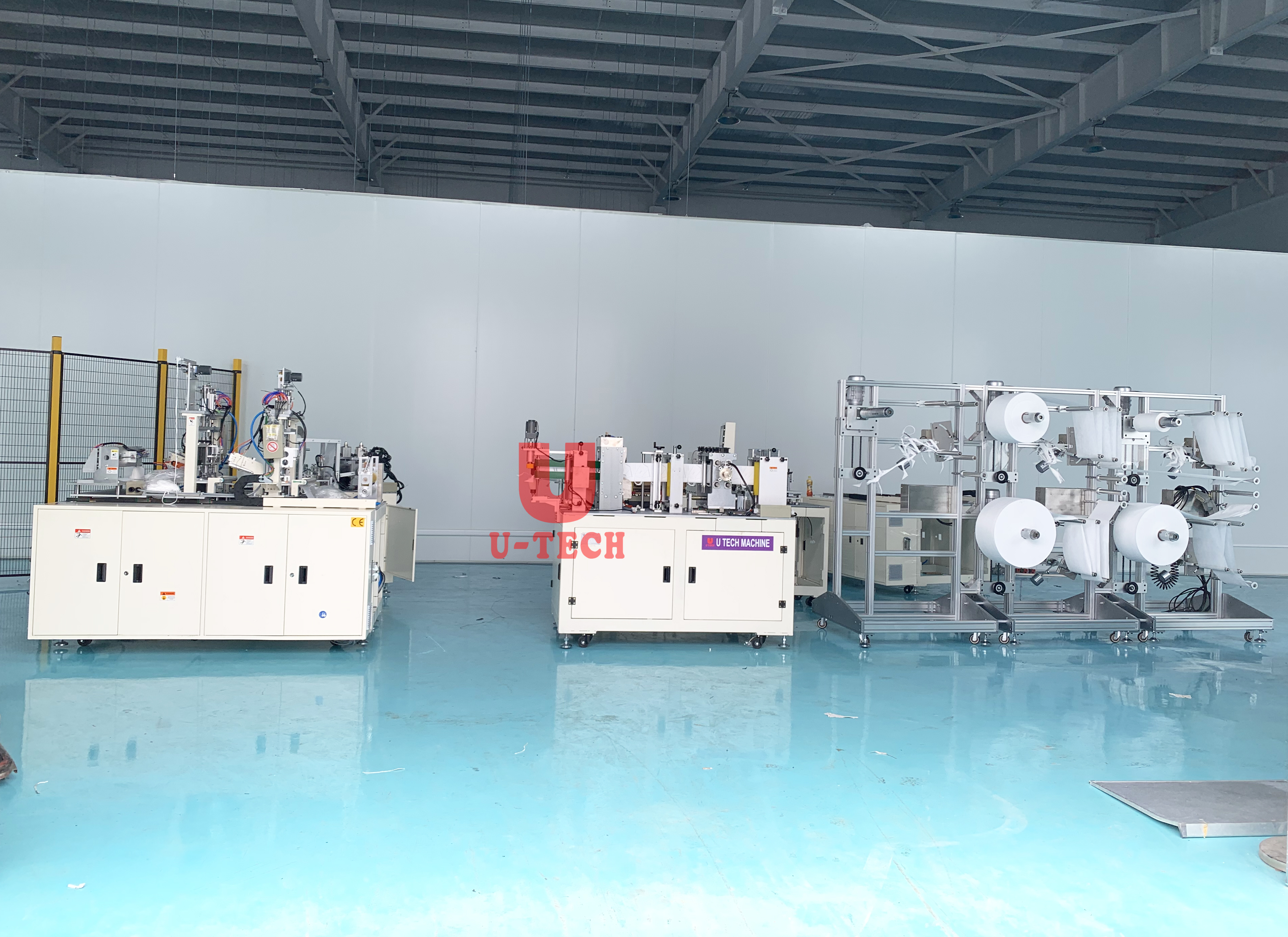 Automatic KN95 face mask making machine send to Italy