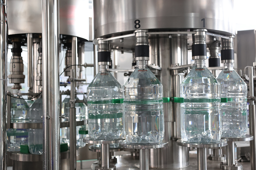 Automatic Rotary Big Bottle Barrel Mineral Drinking Pure 3l 5l 10l Water Filling Capping Machine