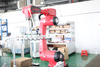Full automatic high speed servo channel divider robot flip top cap lining wadding machine line