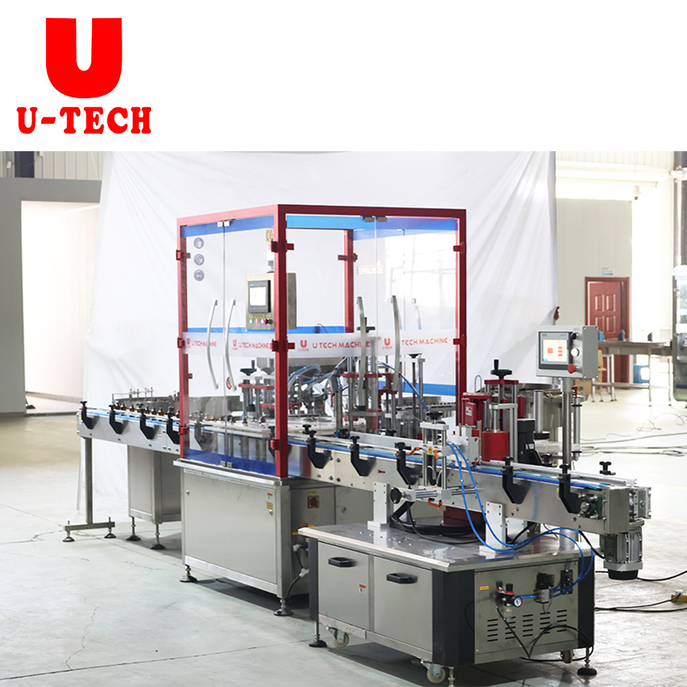 Automatic 15ml 60ml Eye Drops Essential Oil Roll on Plastic Dropper Bottle Filling Capping Machine Prod