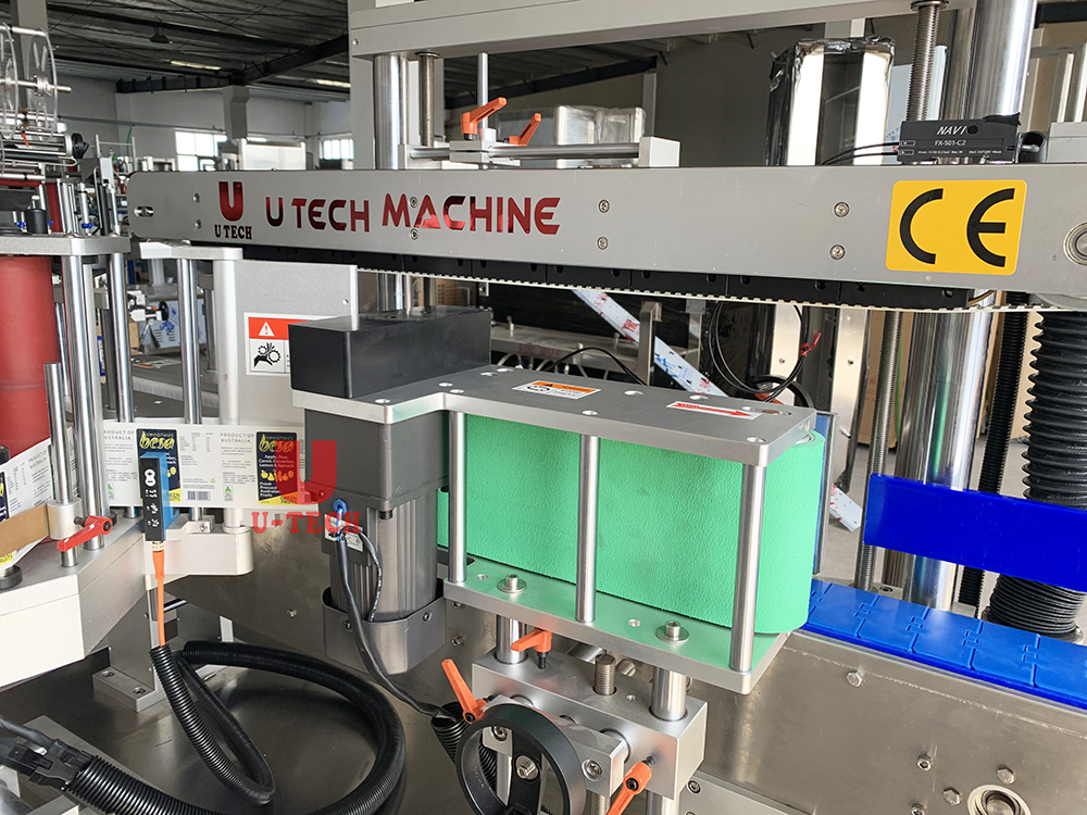 Automatic Low Price Sticker Hexagon Glass Bottle Labeling Machine