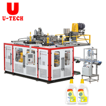 HDPE PP PC Jerrycan Drum Double Stations Extrusion Blow Moulding Detergent Bottle Making Machine