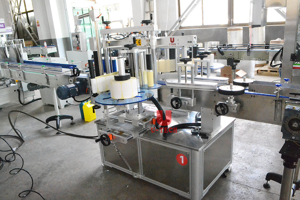 Automatic Disinfectant Cleanser Essence Toilet Detergent Corrosive Liquid Linear Filling Capping Labeling Packing Machine Line