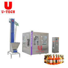 Easy Operate Automatic PET Bottles Soy Sauce Filling And Capping Machine Line