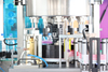 Automatic Rotary Drinking Water Pet Glass Bottle Beverage Energy Drink Can Hot Melt Glue Bopp Opp Labeling Machine