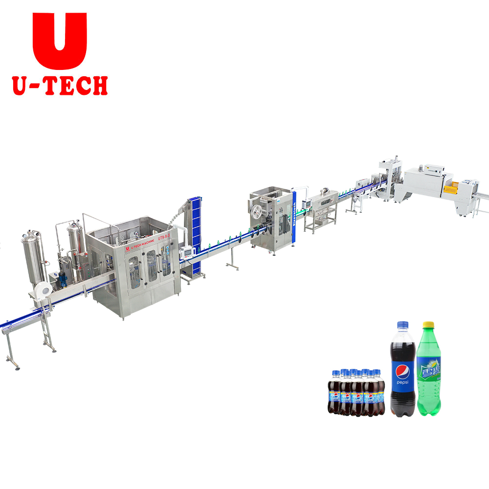 High Speed Full Automatic 3 in 1 CSD Carbonated Beverage Soda Sparkling Water Filling Machine Price