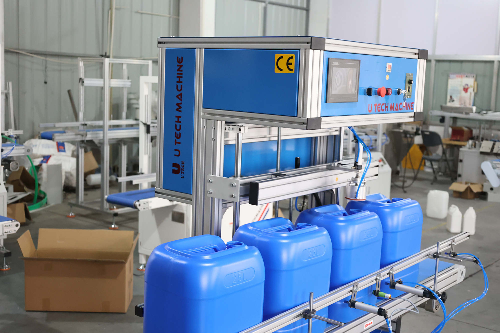 Automatic High Speed 5gallon 20L Lube Enigine Oil Barrel Air Empty Bottle Leak Tester