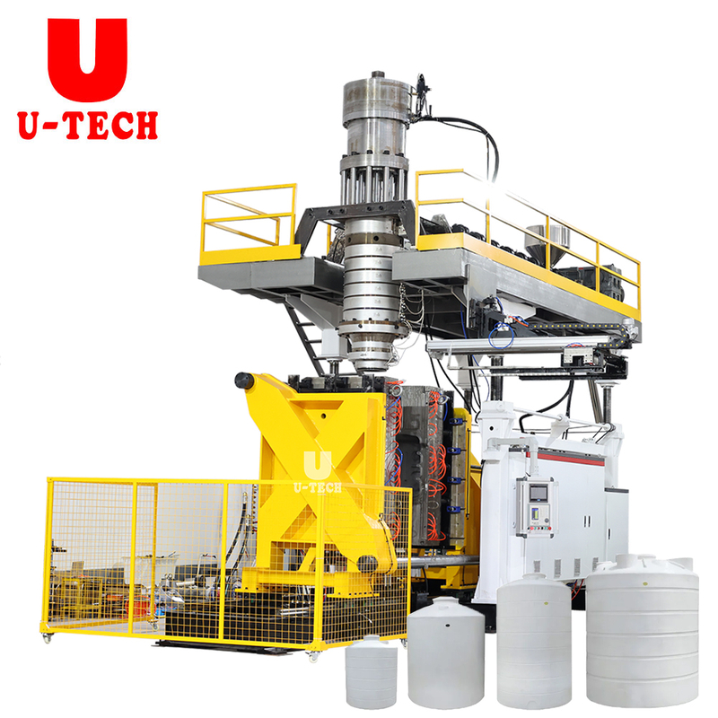 Automatic plastic water tank drum making blow molding moulding machine