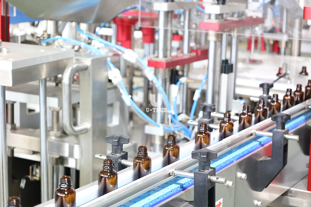 Automatic 15ml 60ml Eye Drops Essential Oil Roll on Plastic Dropper Bottle Filling Capping Machine Prod