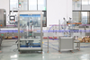 Small Liquid Pet PP Bottle Automatic Linear Filling Machine Easy To Operate with PLC And Pump for Oil