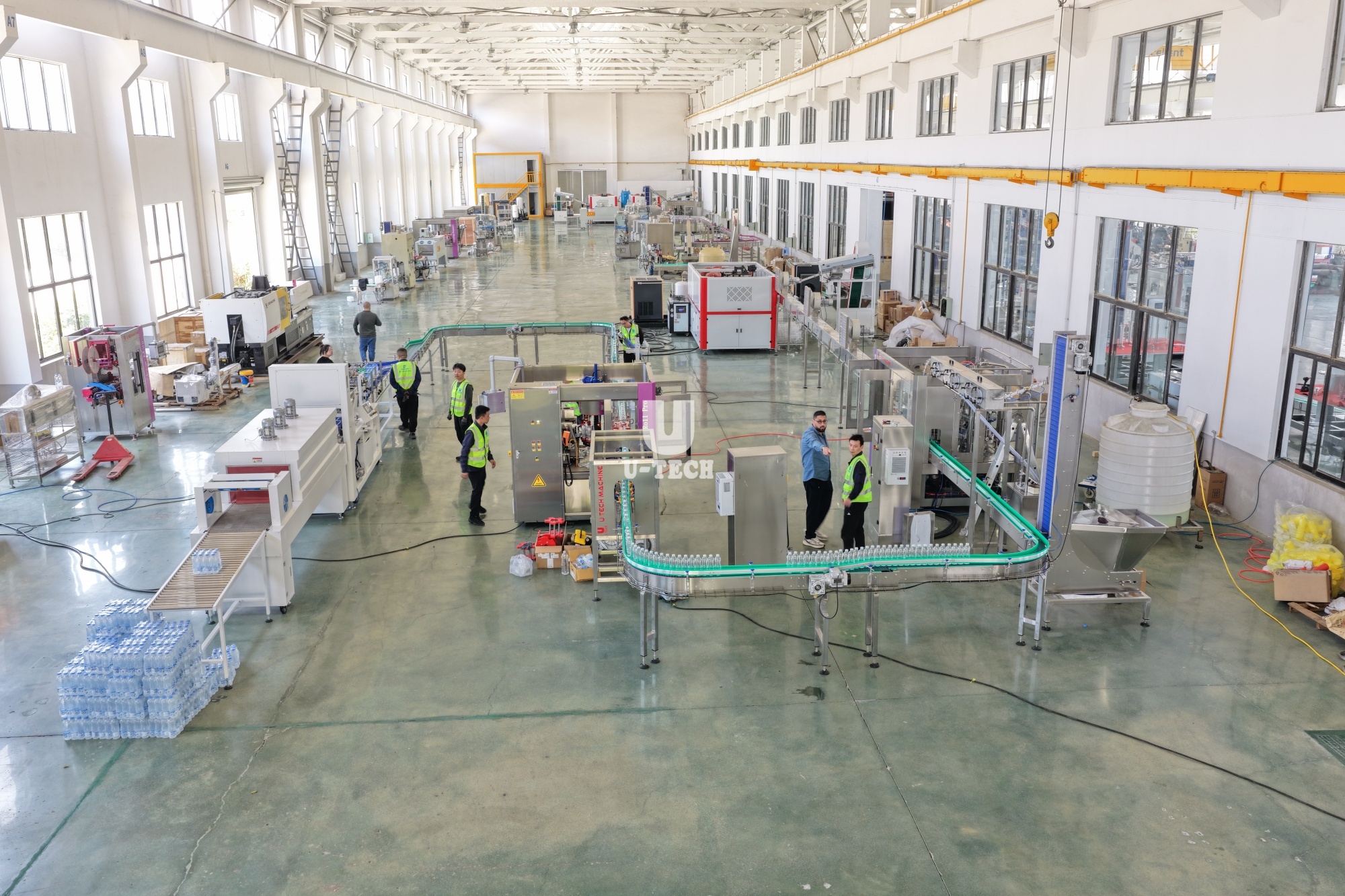 Palestinian Customers Accepted The 5000BPH Water Filling Line