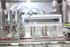 3 Heads Automatic Vertical Magnetic Pump Pneumatic Bottle Edible Oil Linear Servo Filling Capping Machine Line