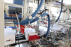 Automatic Box Can Soda Beer Water Drinks Bottle Grab Type Pick And Place Drop Robot Wrap Around Bottle Case Packer