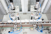 Automatic Hish Speed Linear Type Plastic Coffee Cup Lid Cap Wadding Inserting Machine