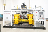 Double stations 5L10L HDPE plastic tank container drum jerrycan extrusion blow moulding machine price