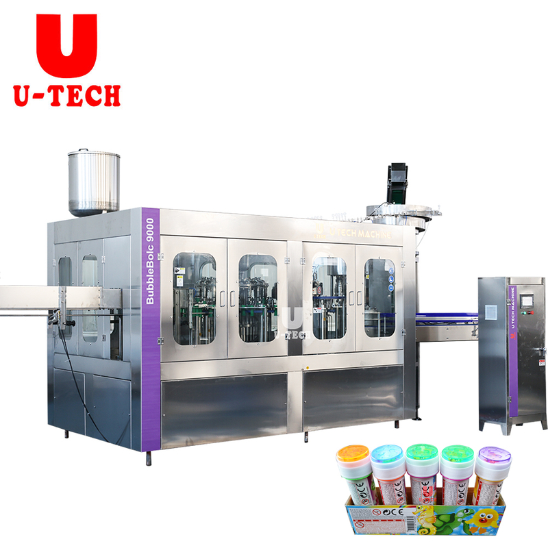 Auto Small Hdpe Bottle Bubble Water Filling Sealing Machinery