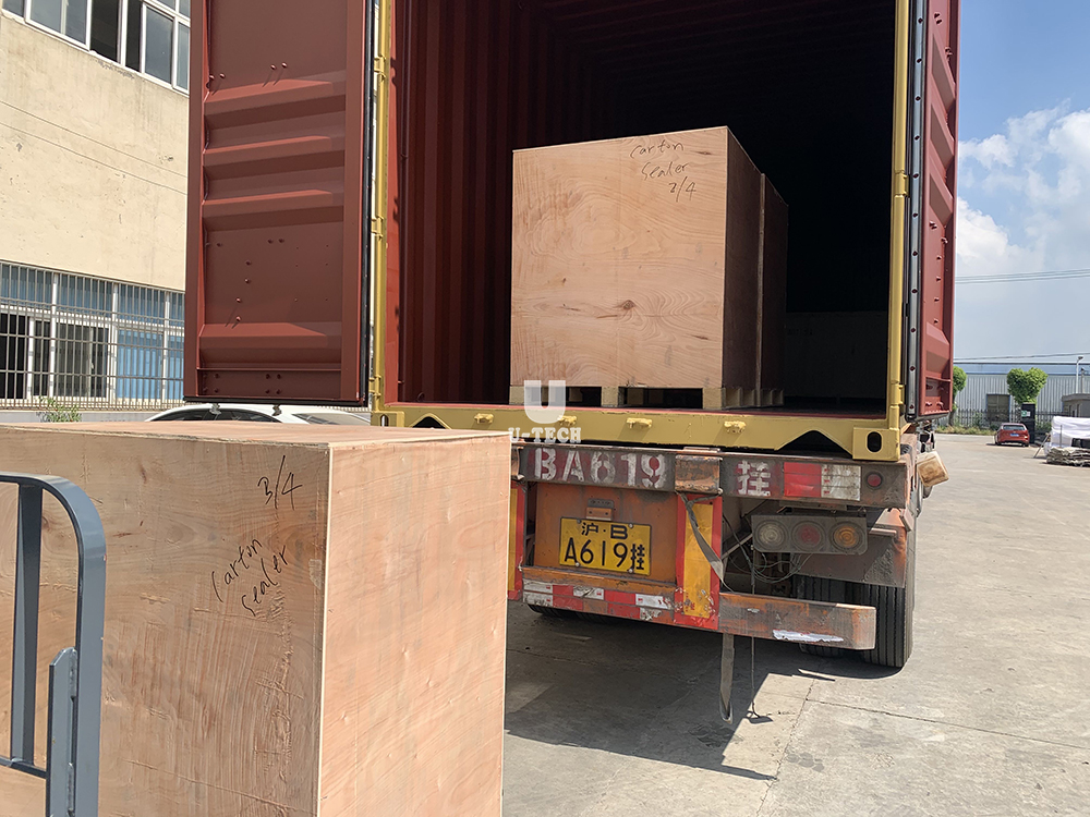 Catron sealer ready for ship to Cambodia
