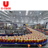 Automatic Small Aluminum Spray Pet Split Soda Juice Aerosol Can Coffee Filling And Sealing Machine Line