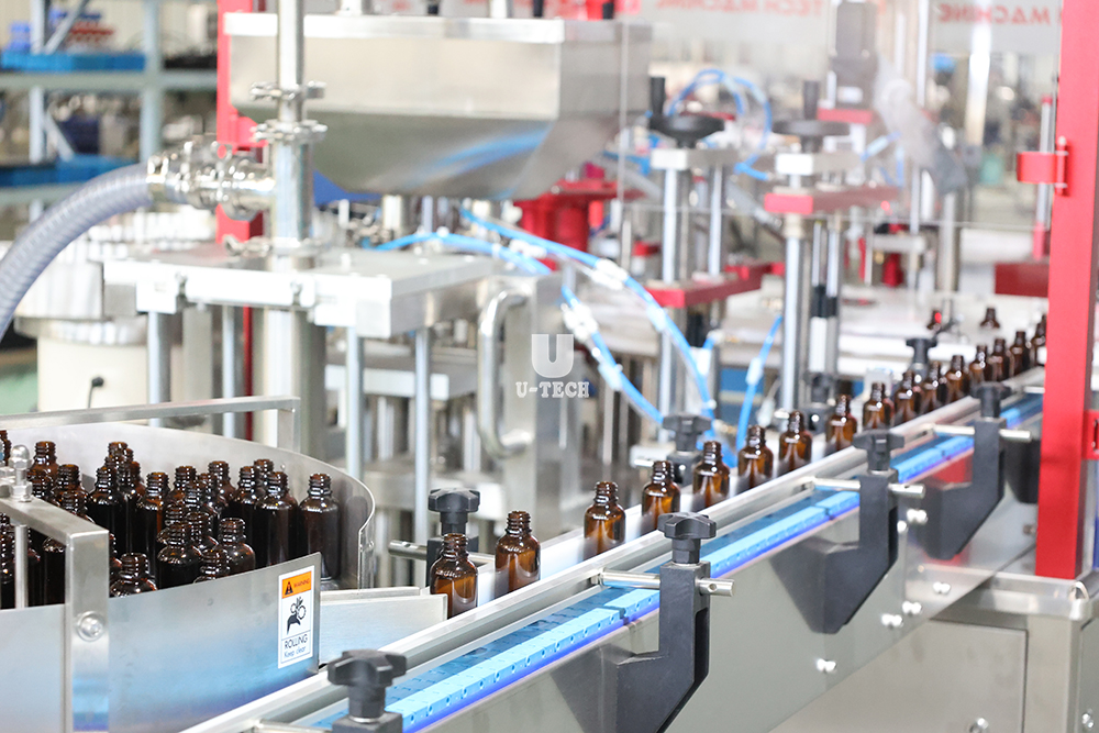 Automatic Dropper Cheap 20ml 60ml 100ml Essential Oil Ampoule Bottle Filling And Capping Labeling Machine