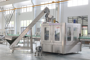Stainless Steel Body Glass Bottle Sauce Beer Wine Juice Carbonated Beverage Filling Machine Price