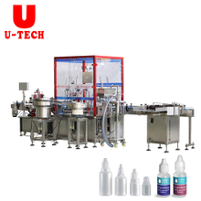 Automatic Piston 10ml Eyes Drop Oral Liquid Essential Perfume Oil Dropper Bottle Filler Filling And Sealing Machine